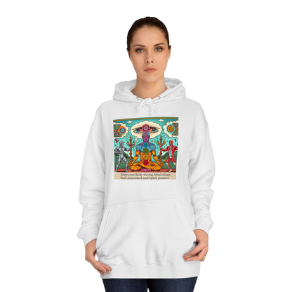 Mind, Body, Soul, Spirit Unisex Hoodie