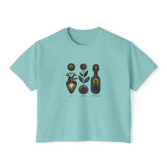 Love, Growth, Mindfulness Graphic T-Shirt